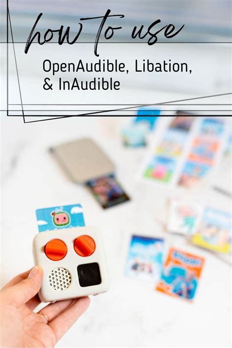 Yoto Player uses physical cards to play audio content. . Audible to yoto card